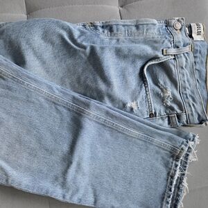 AGOLDE Light Blue Distressed Jeans